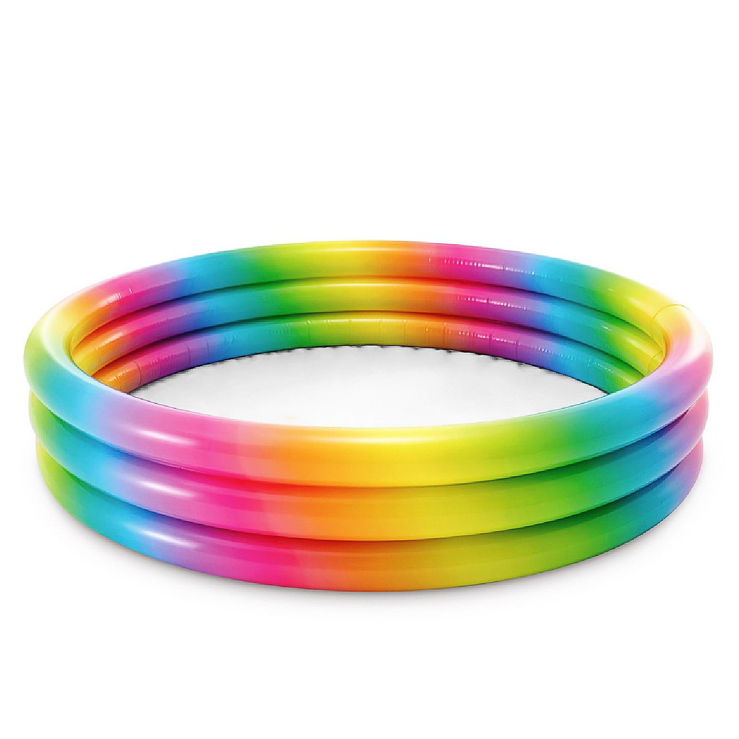 

Бассейн надувной детский INTEX Rainbow Ombre Pool от 2-х лет 147смx33см, Разноцветный