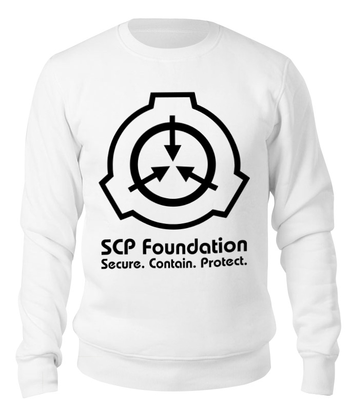 

Свитшот унисекс Printio Scp foundation белый M, Scp foundation