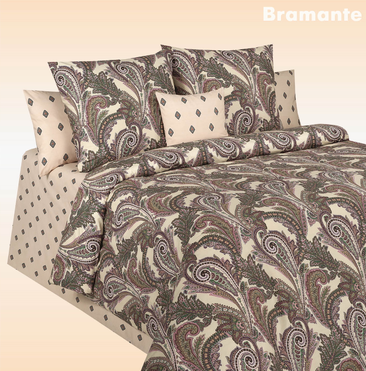 

Постельное белье Cotton Dreams Bramante, 70x70 (1.5-спальное)