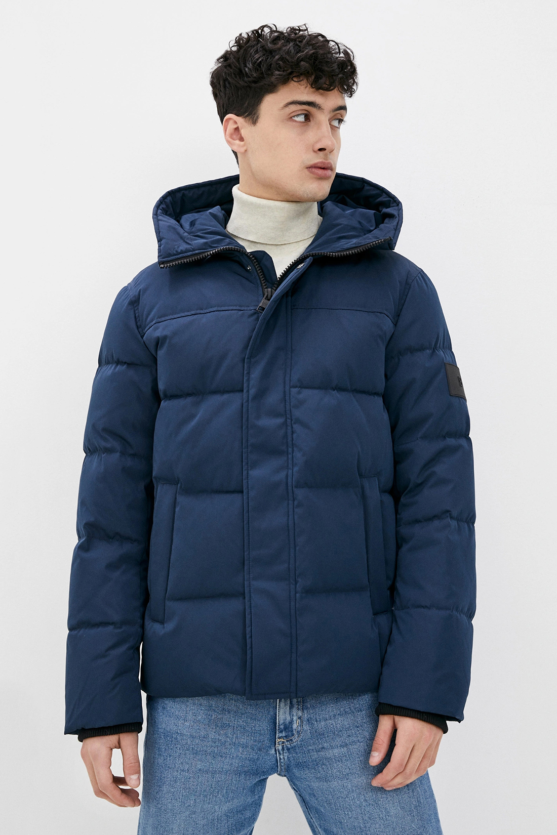 

Пуховик мужской Baon B500538 синий 3XL, B500538