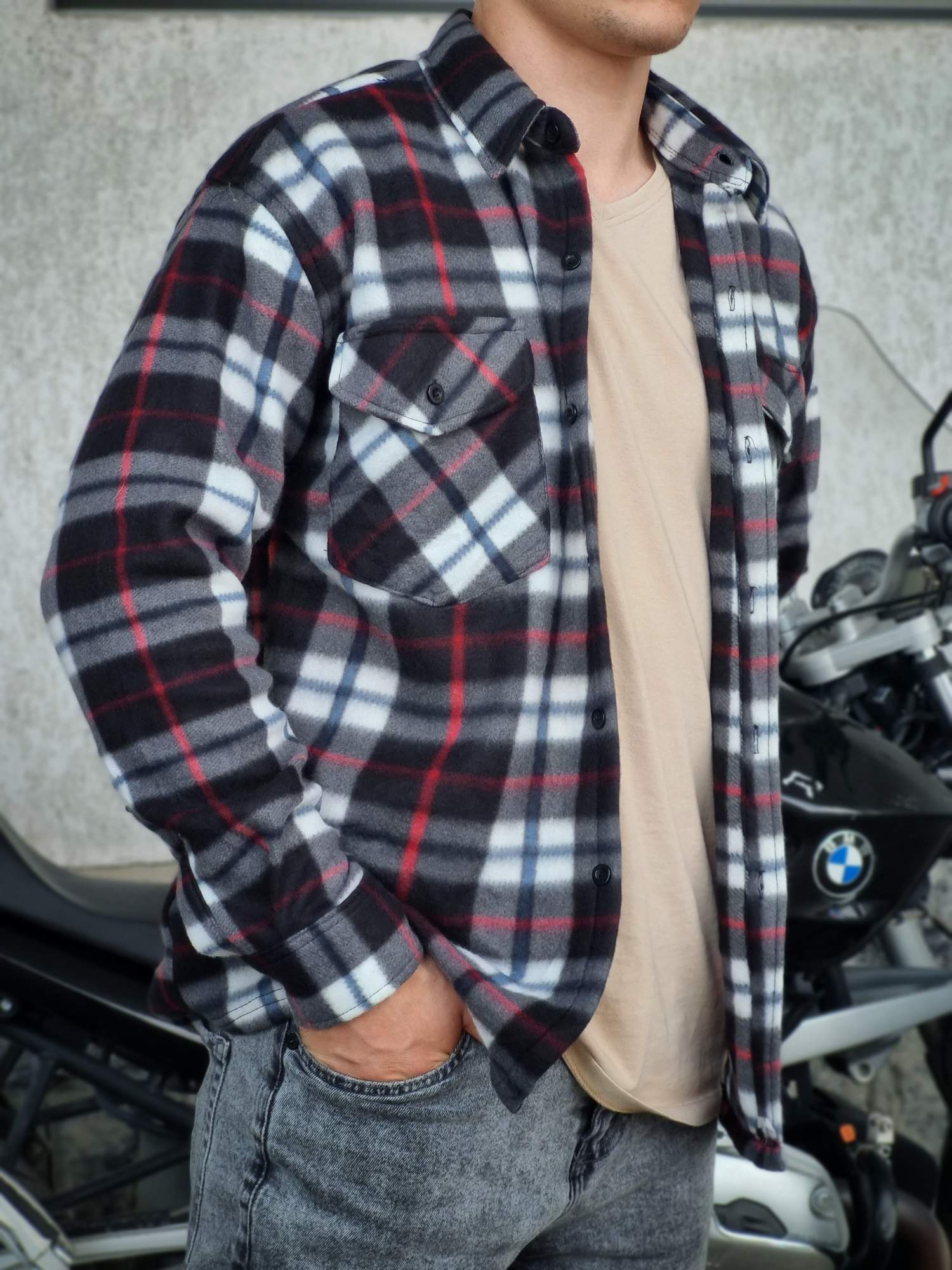 Рубашка мужская FORSA Барбери серая 50 RU 969₽