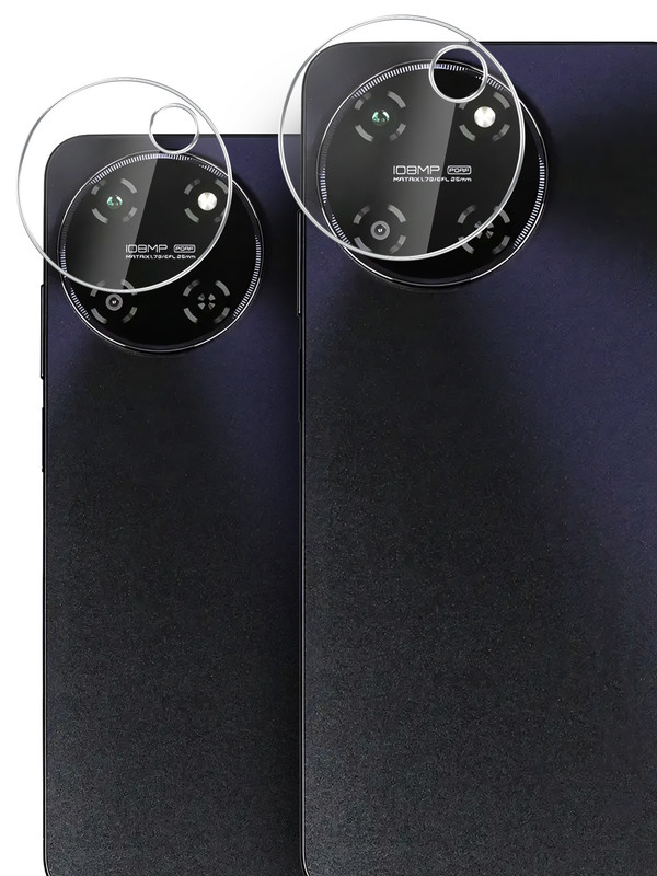 

Защитное стекло для Realme 11 4G на камеру 2 шт гибридное прозрачное, Realme 11 4G
