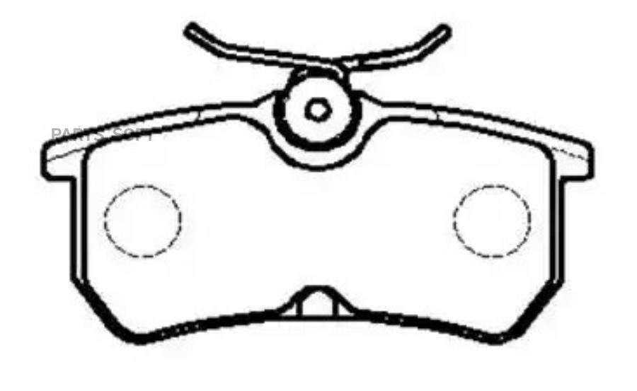 

Колодки тормозные дисковые FORD: Focus () 1шт HSB HP9515