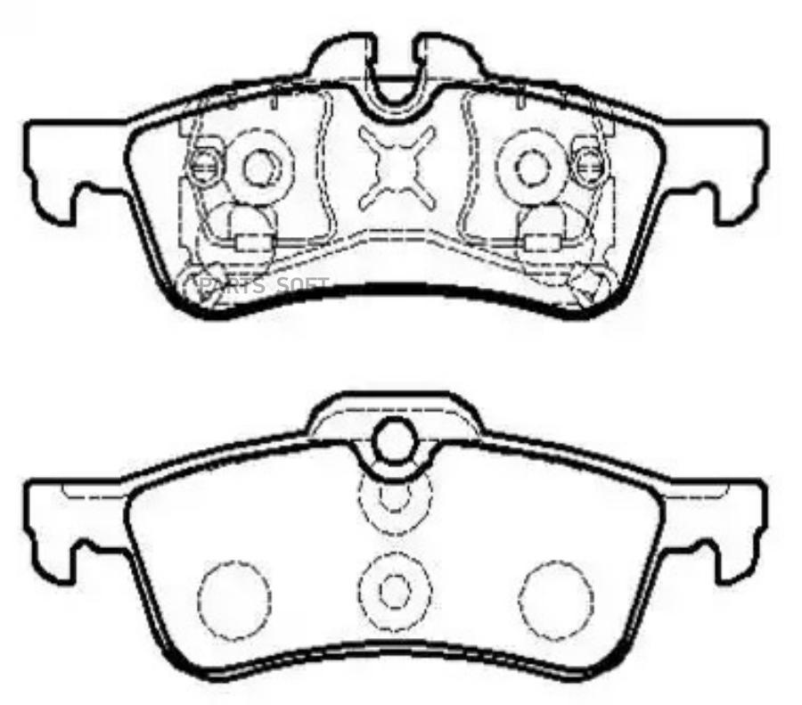 

Колодки тормозные дисковые MINI: Cooper, One () 1шт HSB HP9575