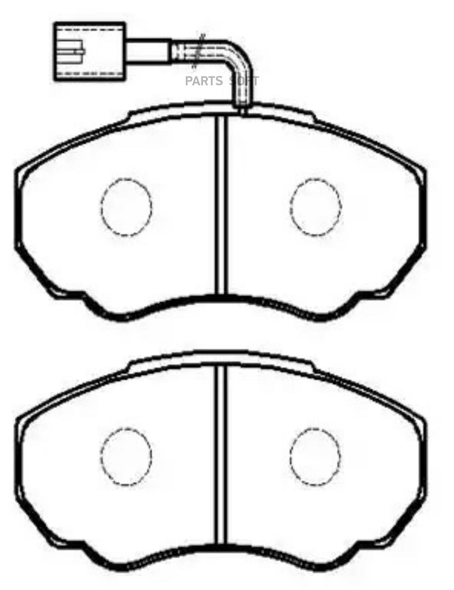 

Колодки тормозные дисковые PEUGEOT: Boxer(244) \ FIAT: Ducato(11, 15) () 1шт HSB HP9591