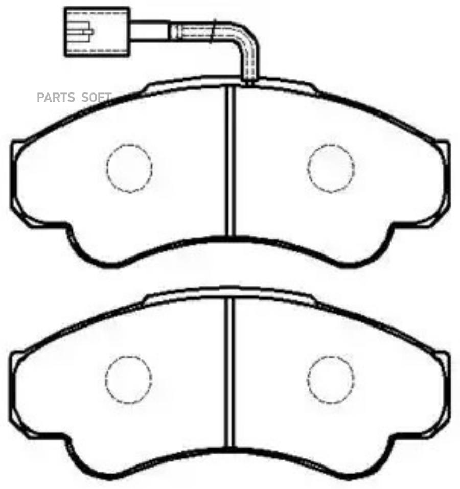 

Колодки тормозные дисковые FIAT: Ducato(18Maxi) PEUGEOT: Boxer(244)