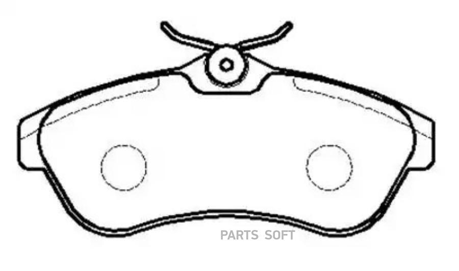 

Колодки тормозные дисковые CITROEN: C2, C3 Pluriel () 1шт HSB HP9656