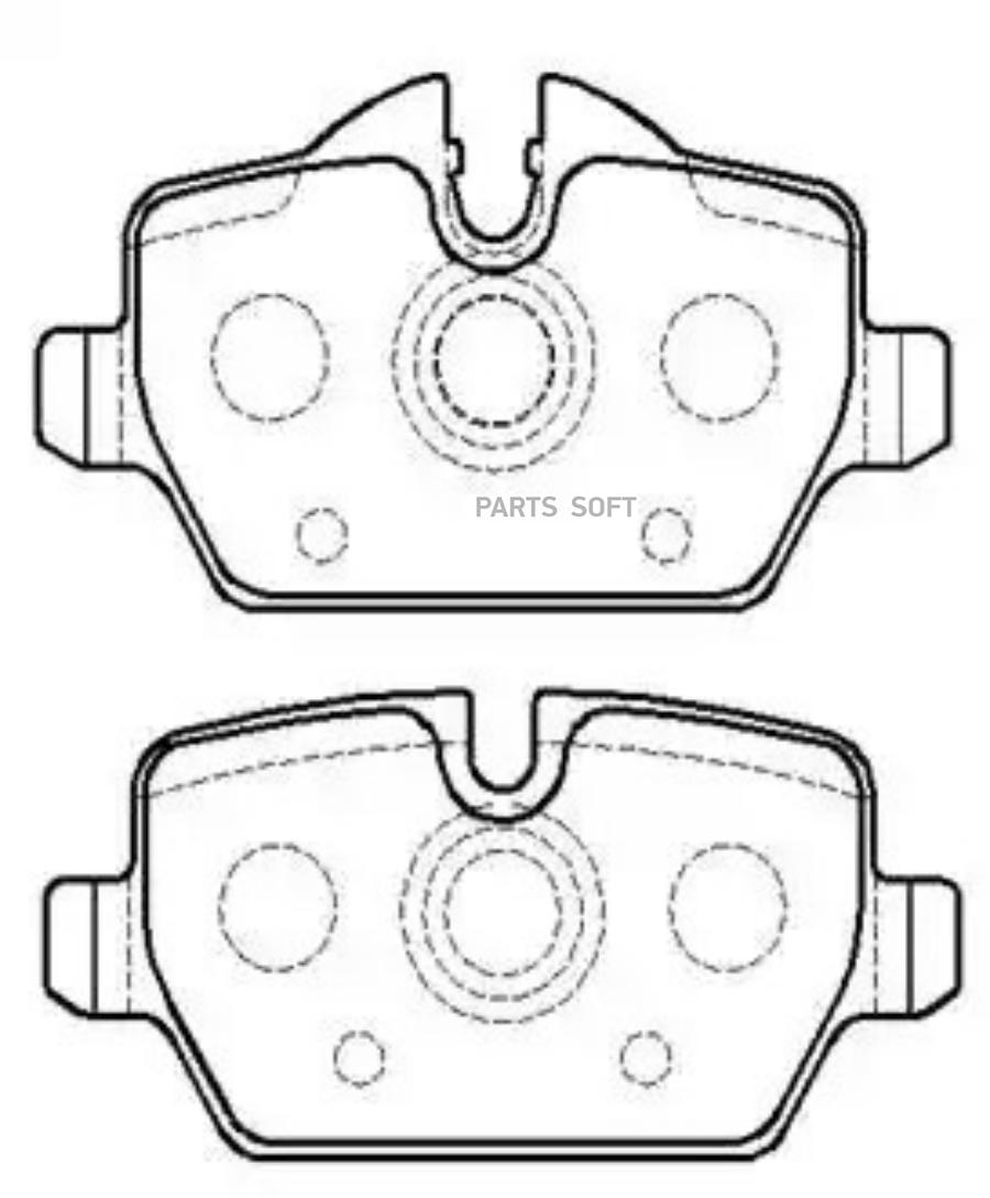 

Тормозные колодки HSB дисковые HP9693