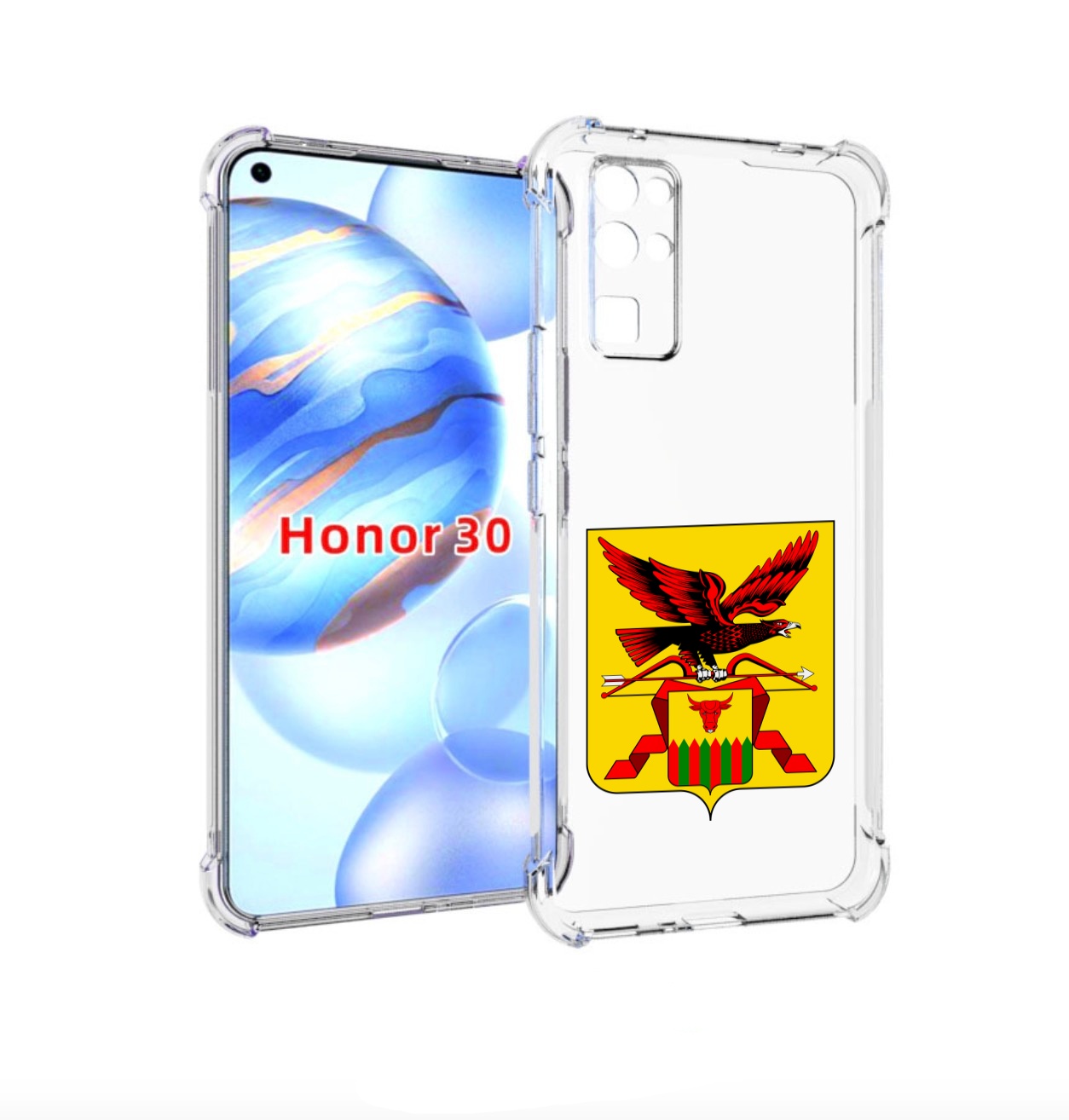 

Чехол бампер MyPads герб-забаикальскии-краи для Honor 30 (BMH, Прозрачный, Tocco
