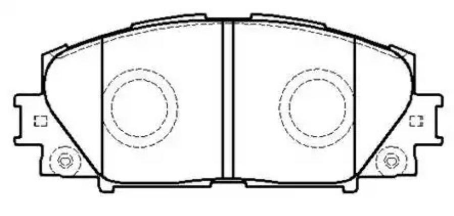 

Колодки тормозные дисковые TOYOTA: VITZ, YARIS () 1шт HSB HP9801