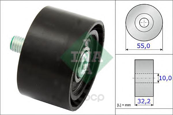 

532 0659 10 ролик обводной ремня НО BMW 7 F01/F02/F03/F04 3.0 08>