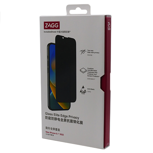 Защитное стекло ZAGG для iPhone 14, Glass Elite Edge Privacy 100110619