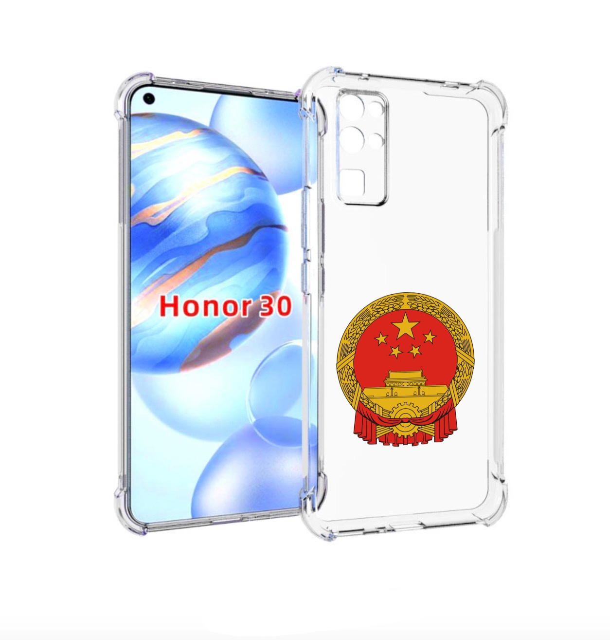 

Чехол бампер MyPads герб-китаи для Honor 30 (BMH-AN10) противоу, Прозрачный, Tocco