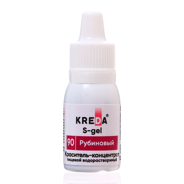 

Краситель Kreda S-gel универсальный рубиновый, 10 мл