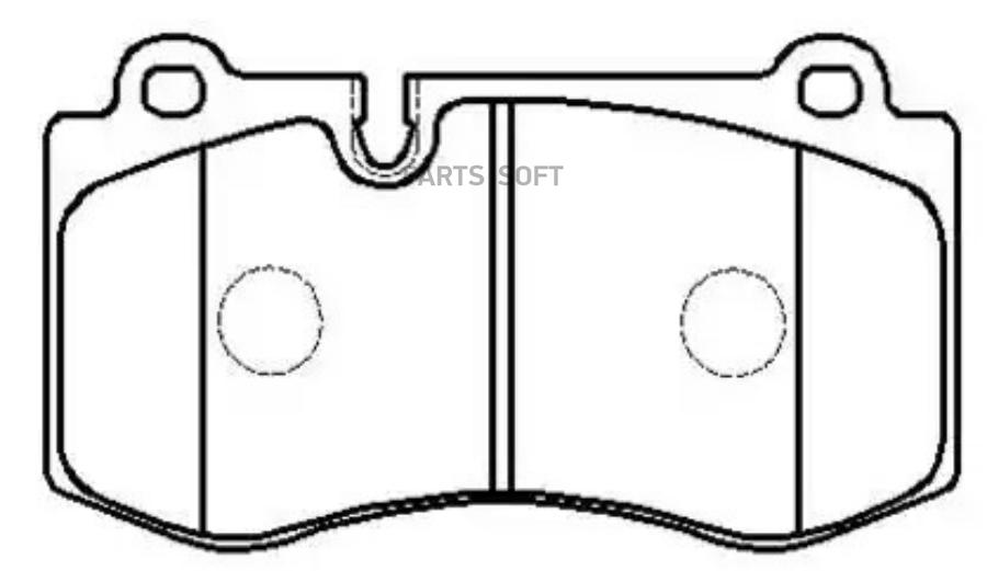 

Колодки тормозные дисковые BENZ S-class (W-221) 05.10- \ E-class Berlina, T-Mod HSB HP9906