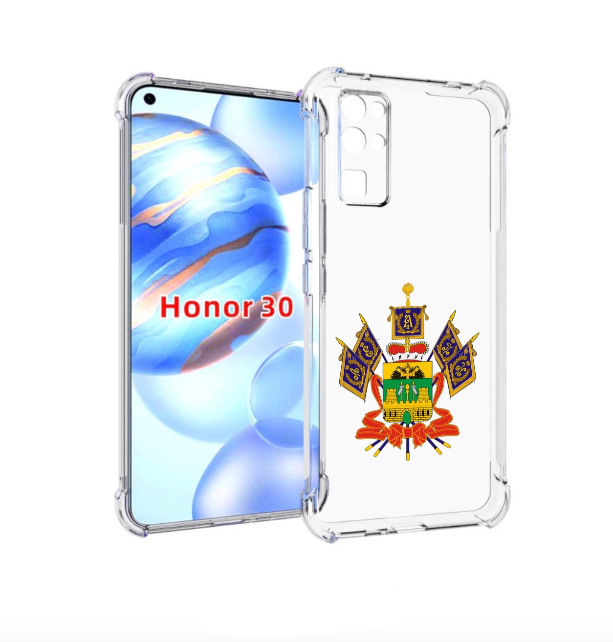 

Чехол бампер MyPads герб-краснодарскии-краи для Honor 30 (BMH-, Прозрачный, Tocco