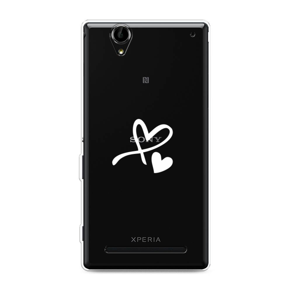 

Чехол Awog на Sony Xperia T2 Ultra "Сердечко минимализм", Разноцветный, 50950-6