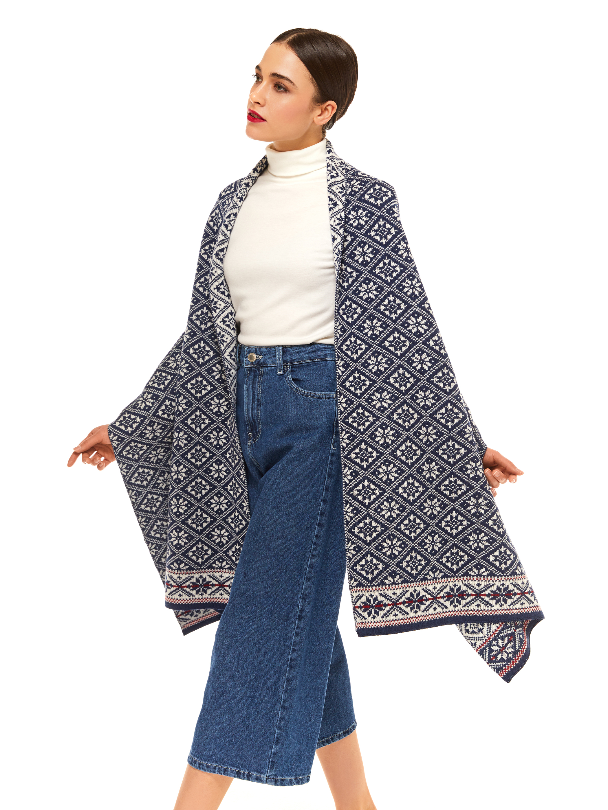 

Палантин женский Scandica Rahvuslik джинсовый One Size, 207STO