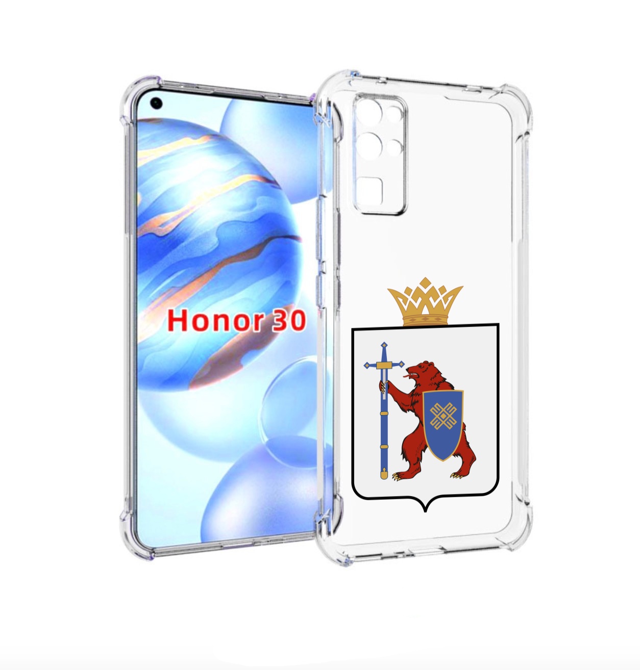 

Чехол бампер MyPads герб-марии-эл-иошкар-ола для Honor 30 (BMH, Прозрачный, Tocco