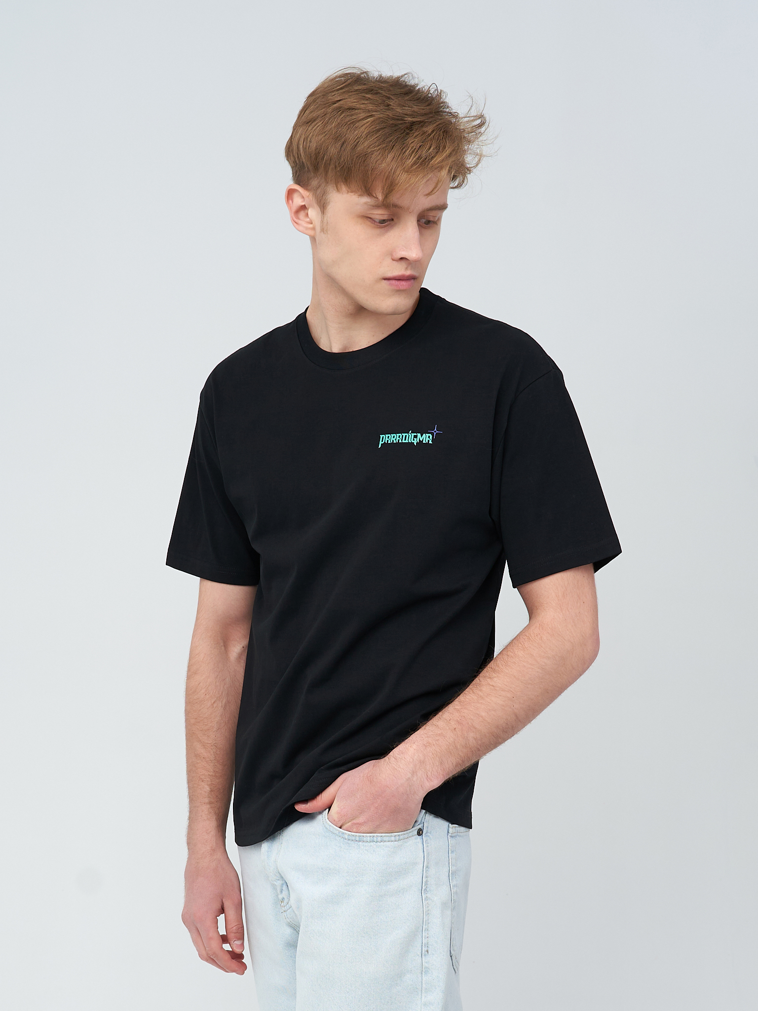 

Футболка мужская Paradigma Capsule Collection 001 черная 50 RU, Черный, Capsule Collection 001