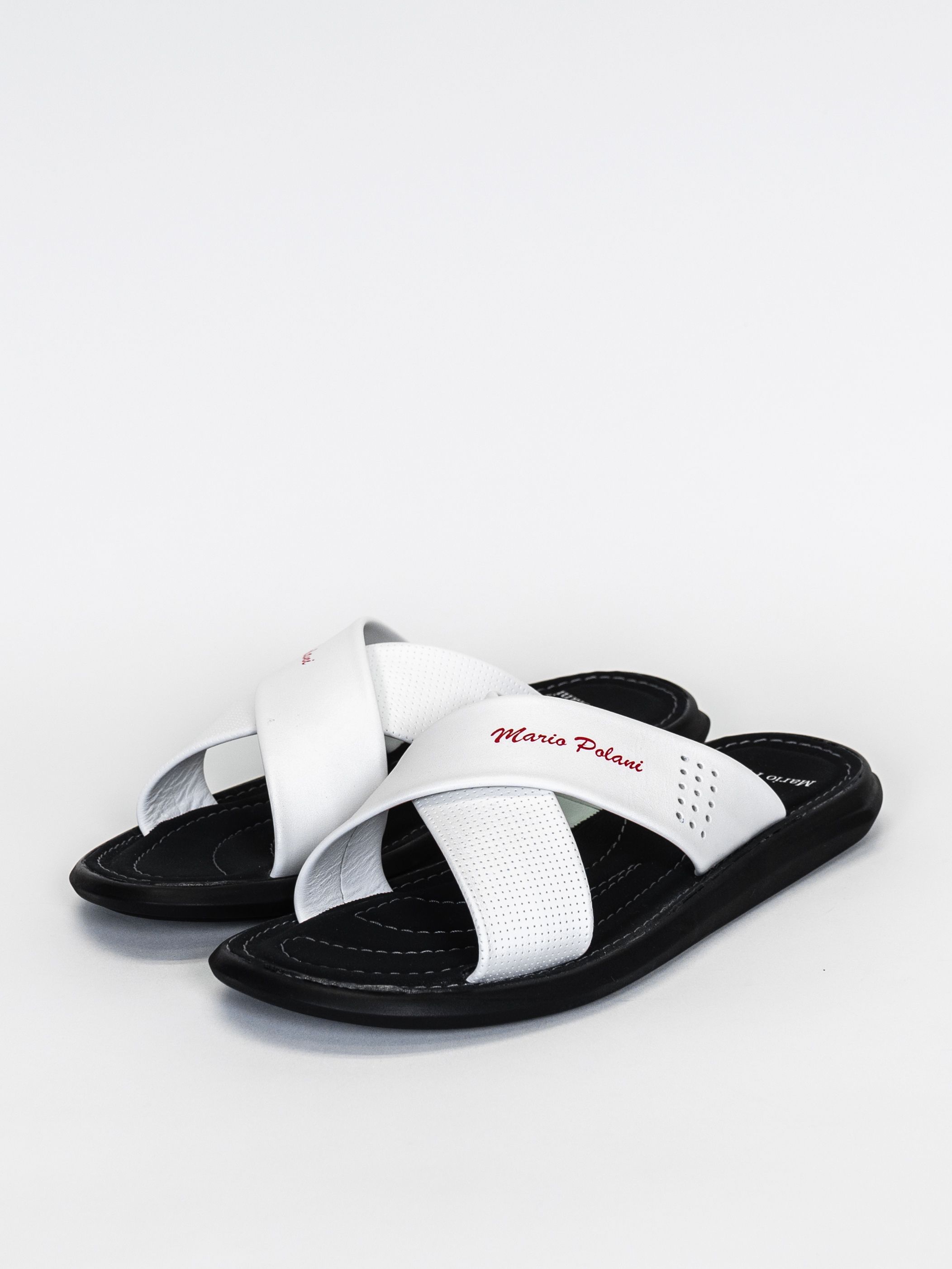 

Сабо мужские MARIO POLANI 4-TS-992-10 white белые 44 RU, Белый, 4-TS-992-10 white
