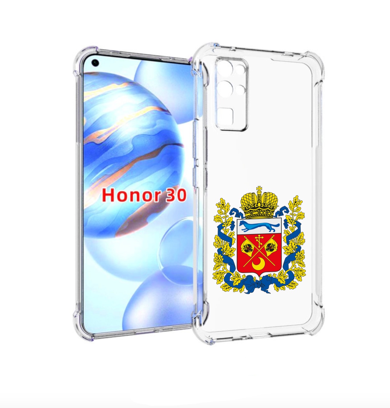 

Чехол бампер MyPads герб-оренбургская-область для Honor 30 (BMH-, Прозрачный, Tocco
