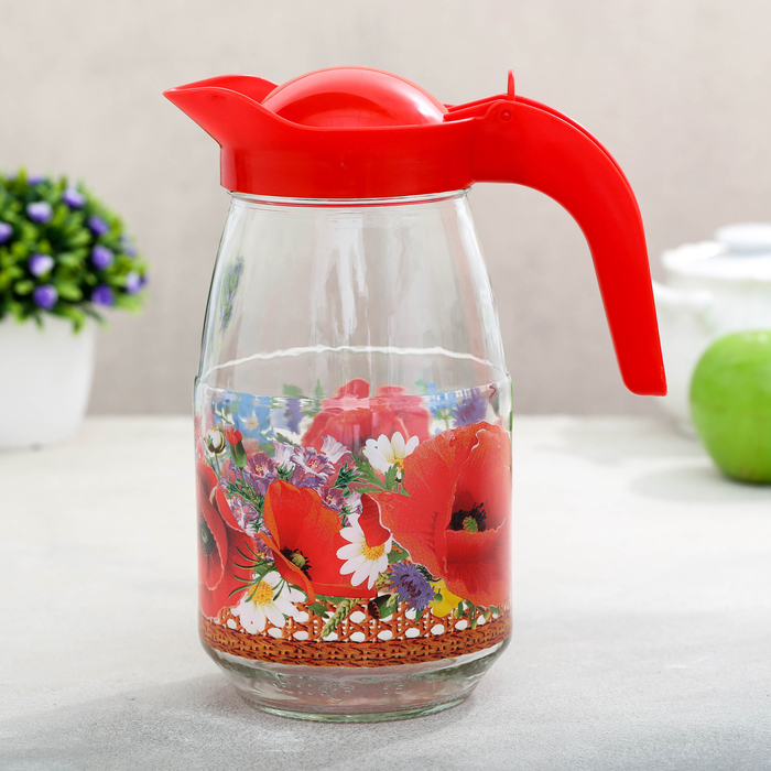 

Кувшин «Маковое поле», 1,5 л, с крышкой