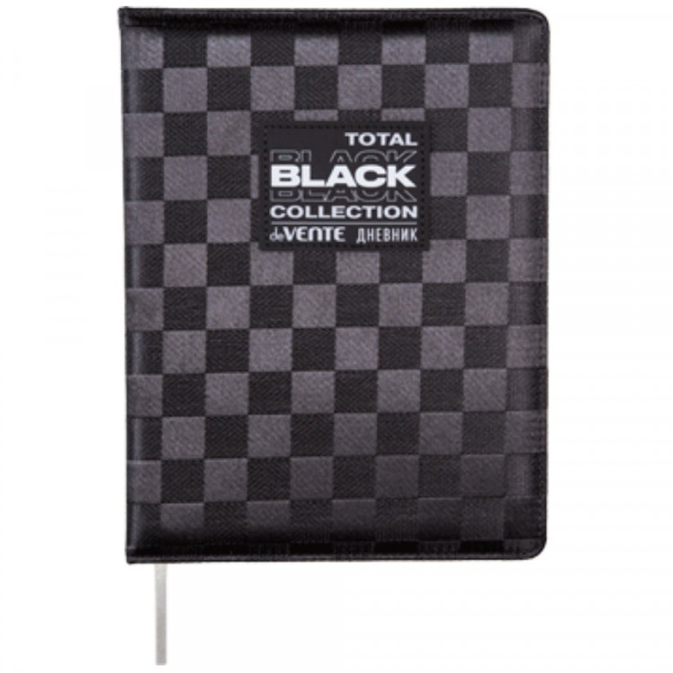 

Дневник deVENTE Total Black 2020441 универсальный для 1-11 класса, искусственная кожа, Серый, А5 (14,8 x 21 см)