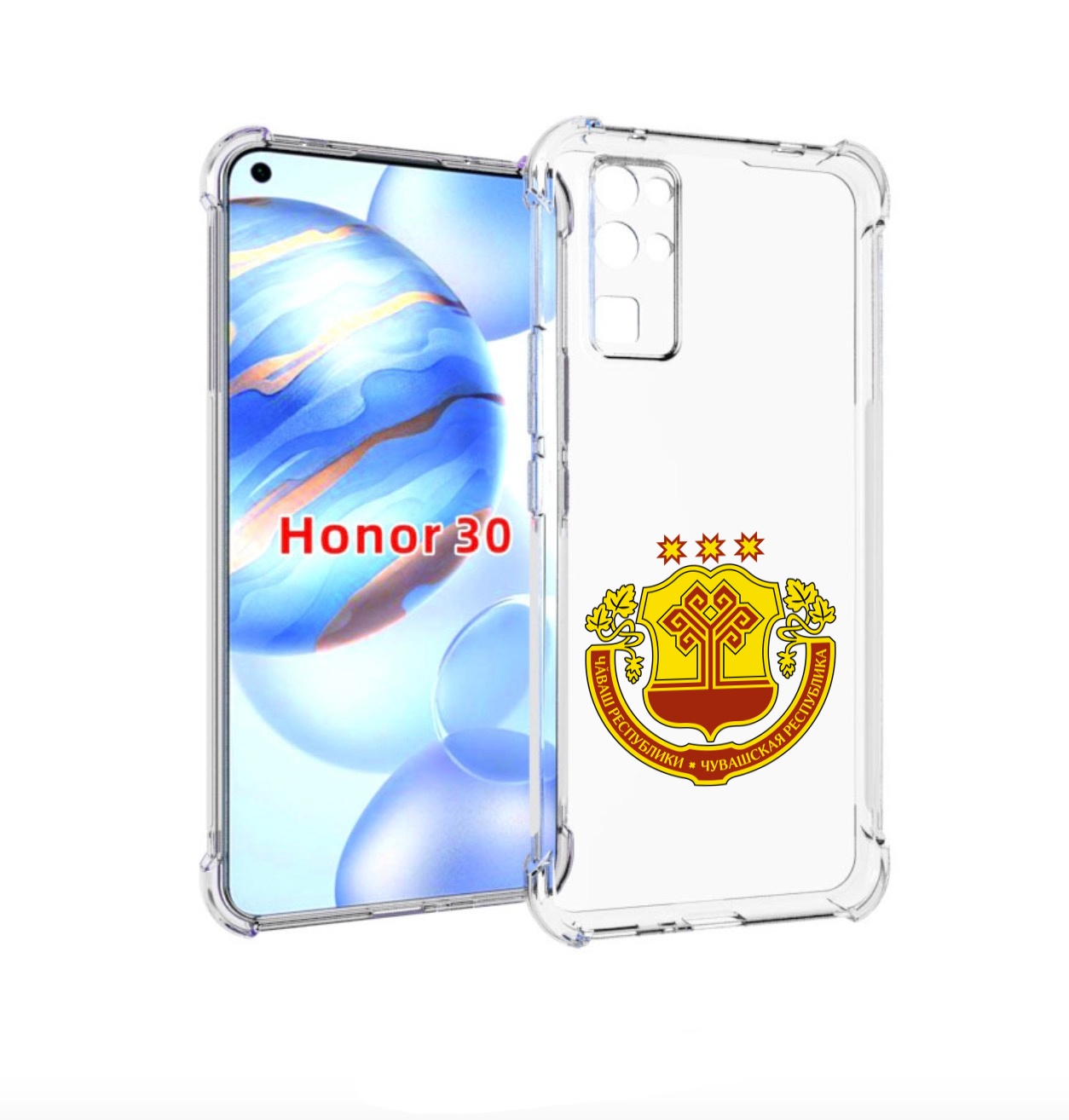 

Чехол бампер MyPads герб-чувашии-чебоксары для Honor 30 (BMH-AN1, Прозрачный, Tocco