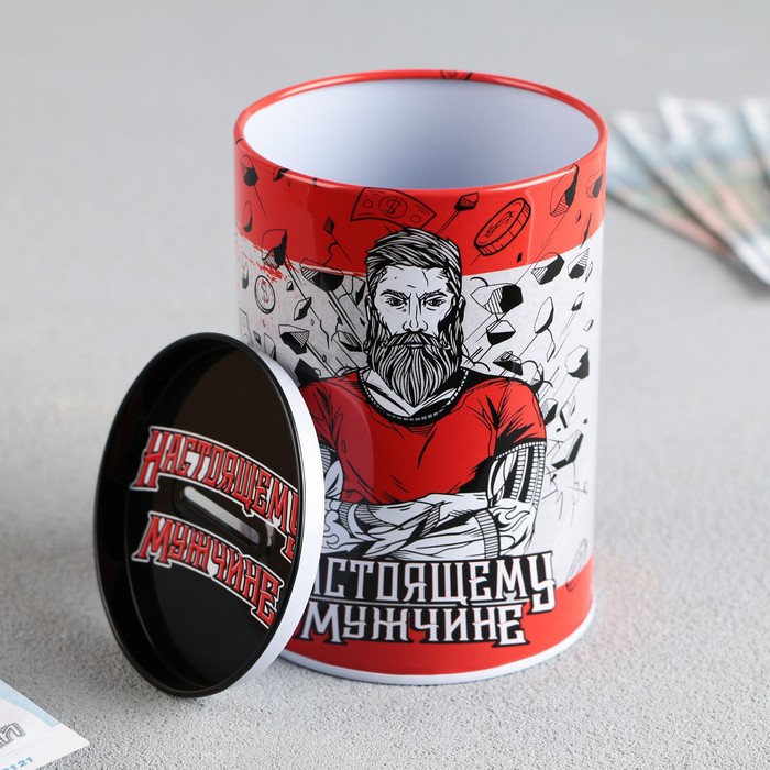 

Копилка "Настоящему мужчине", 8 х 12 см