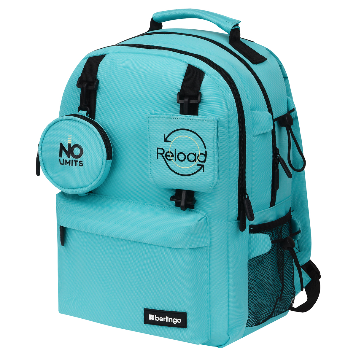 

Рюкзак Berlingo Urban Sky 41x29x13см 2 отделения 7 карманов уплотненная спинка, Голубой, Urban