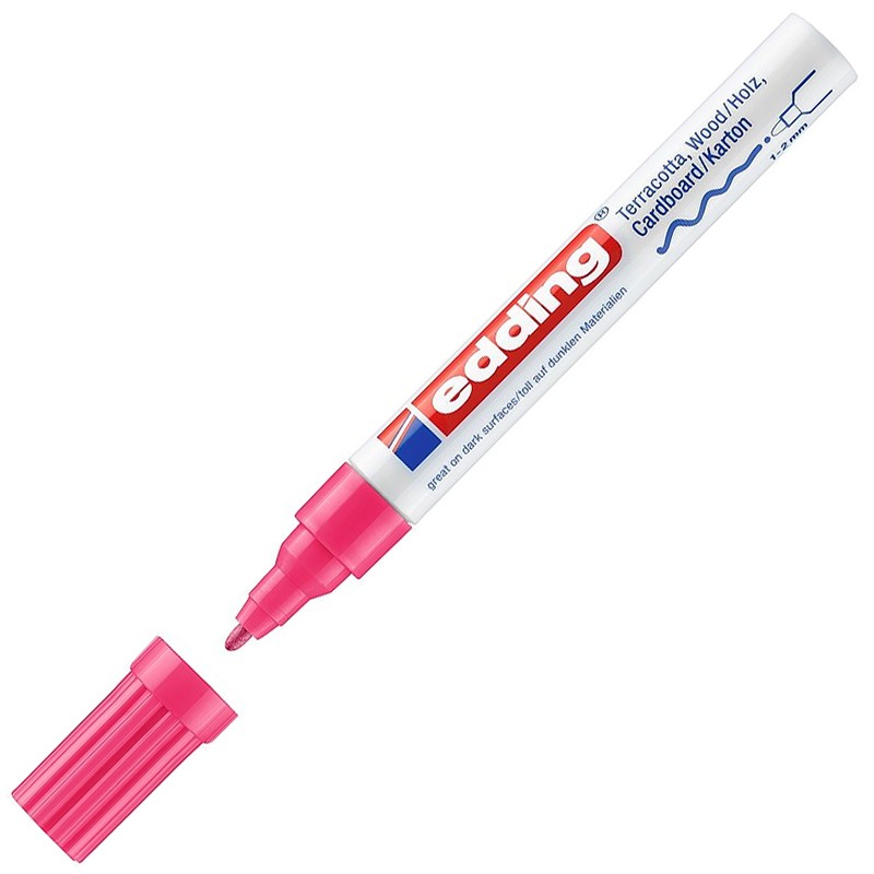 

Edding Маркер лаковый матовый edding 4040, 1-2мм, розовый, Маркер лаковый матовый edding 4040, 1-2мм, розовый