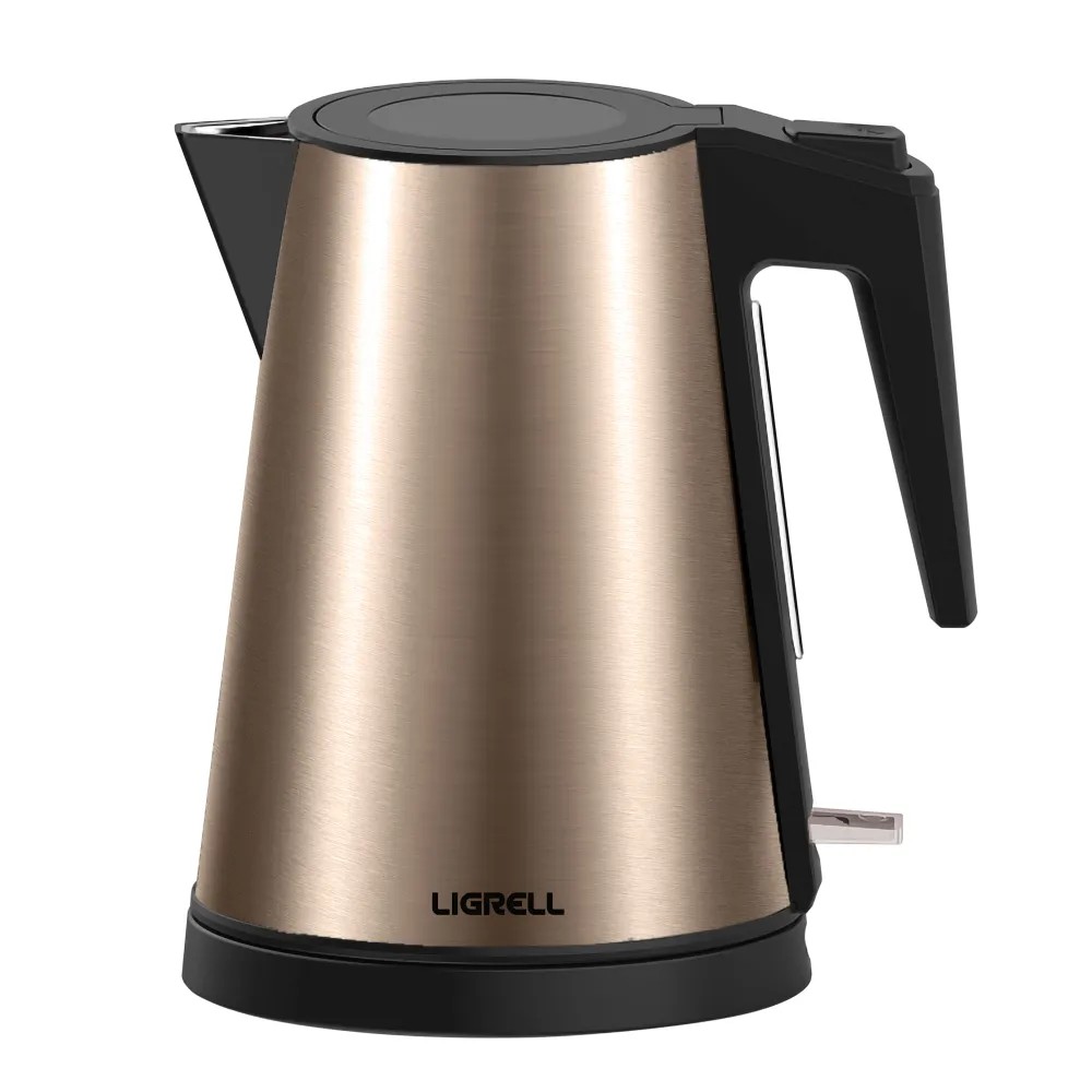 

Чайник электрический LIGRELL LEK-1222G 1.2 л золотистый, LEK-1222G