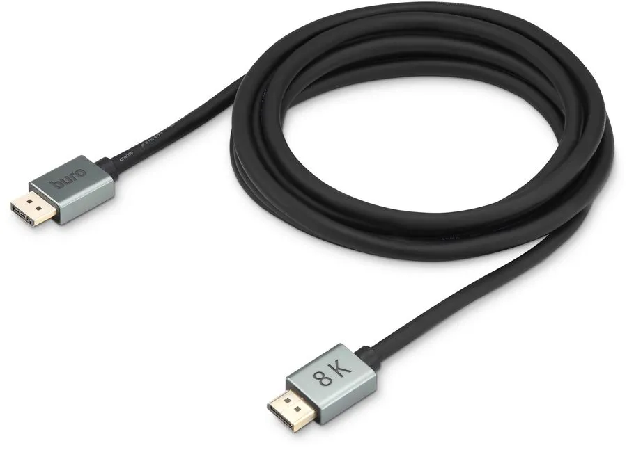 

Кабель Buro DisplayPort-DisplayPort, 5м Black, Черный, BHP-DPP-1.4-5G