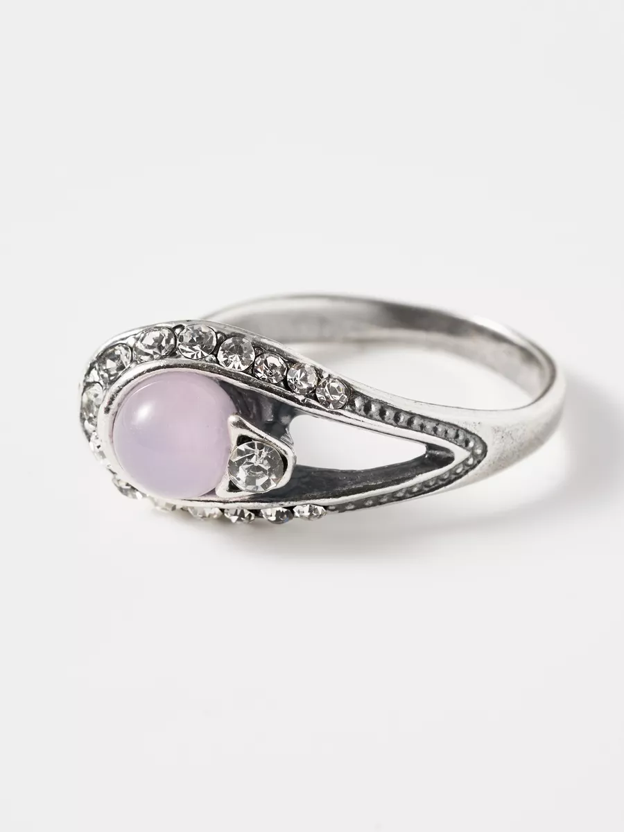 

Кольцо из латуни р. 18,5 SHINE & BEAUTY 8001611, кварц/фианит, 8001611