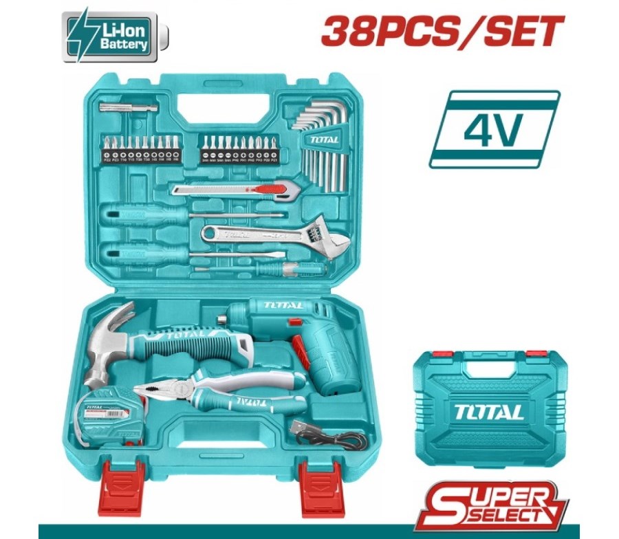 Набор электроинструмента Total Tools THKTHP10386 4V