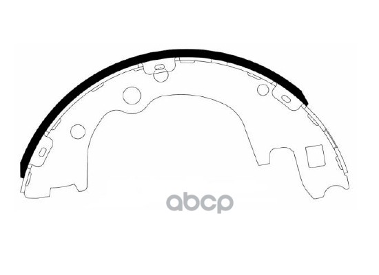 

Тормозные колодки HSB задние барабанные HS0015