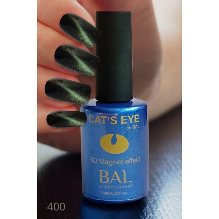 

Гель-лак BAL Cat’s eye 5D магнитный тон 400, 11 мл, Cat’s eye