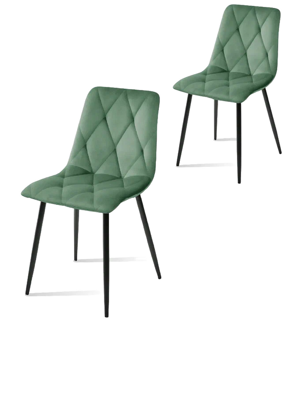 

Стул ROOMEKO NapoliAMO96Bx2, зеленый/черный, NapoliAMO96Bx2