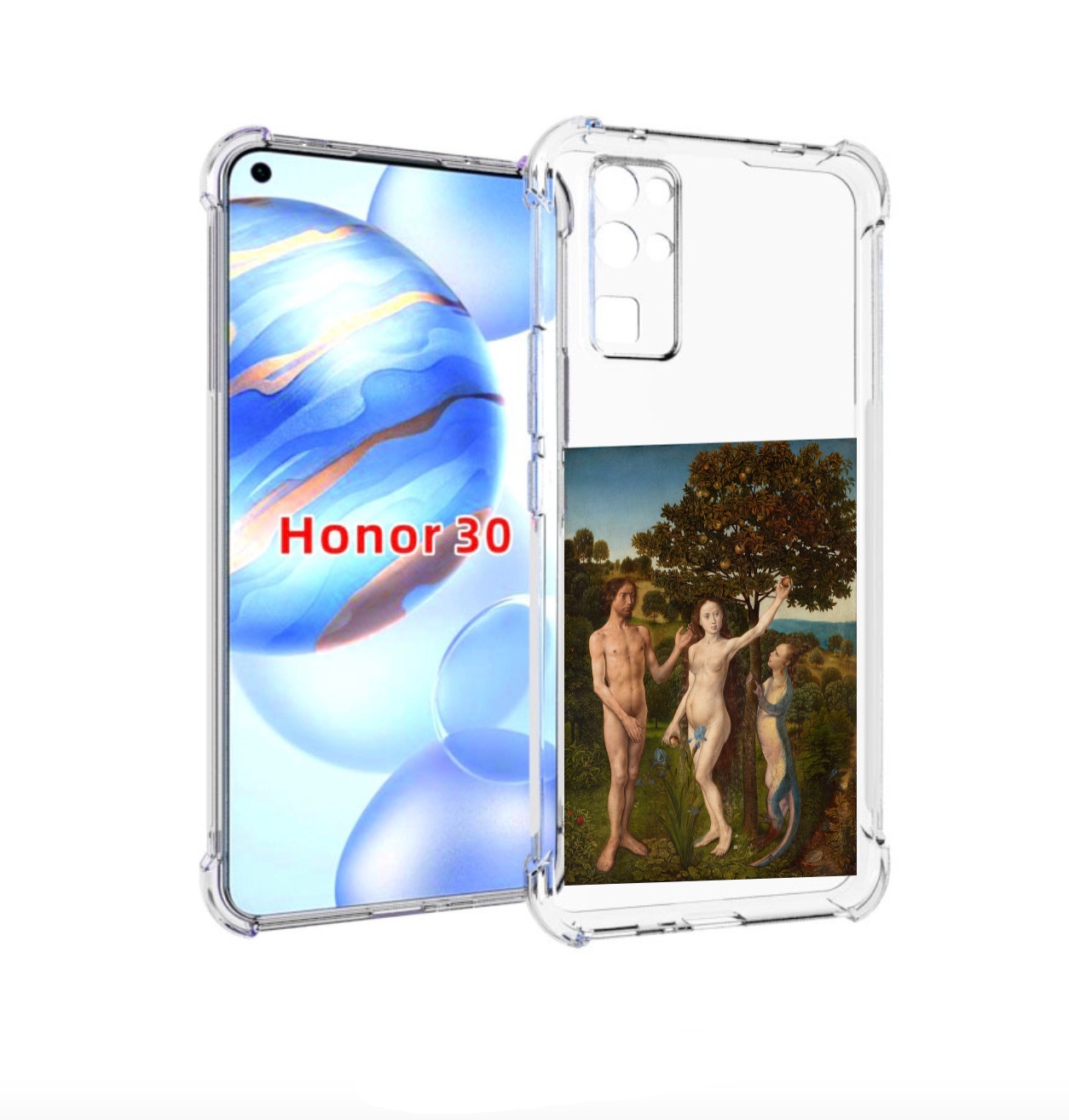 

Чехол бампер MyPads грехопадение для Honor 30 (BMH-AN10) противо, Прозрачный, Tocco