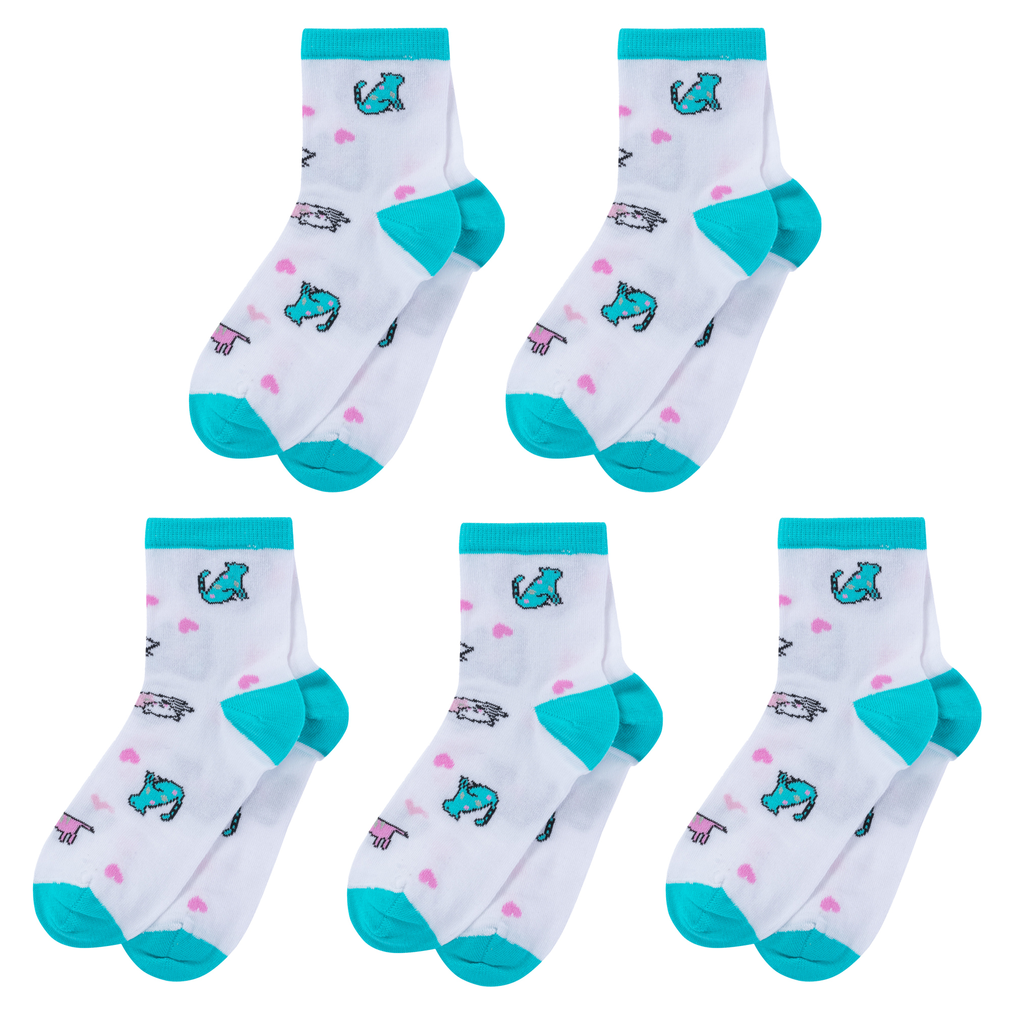 

Носки детские LorenzLine 5-Л98 цв. бирюзовый; белый р. 12-14, 5-Л98