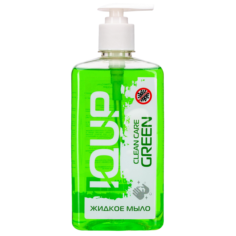 Мыло жидкое IQUP Clean Care Luxe помпа-дозатор ПЭТ 0,5л, (2шт.) green industry жидкое мыло hands clean нежная роза 5л 100146
