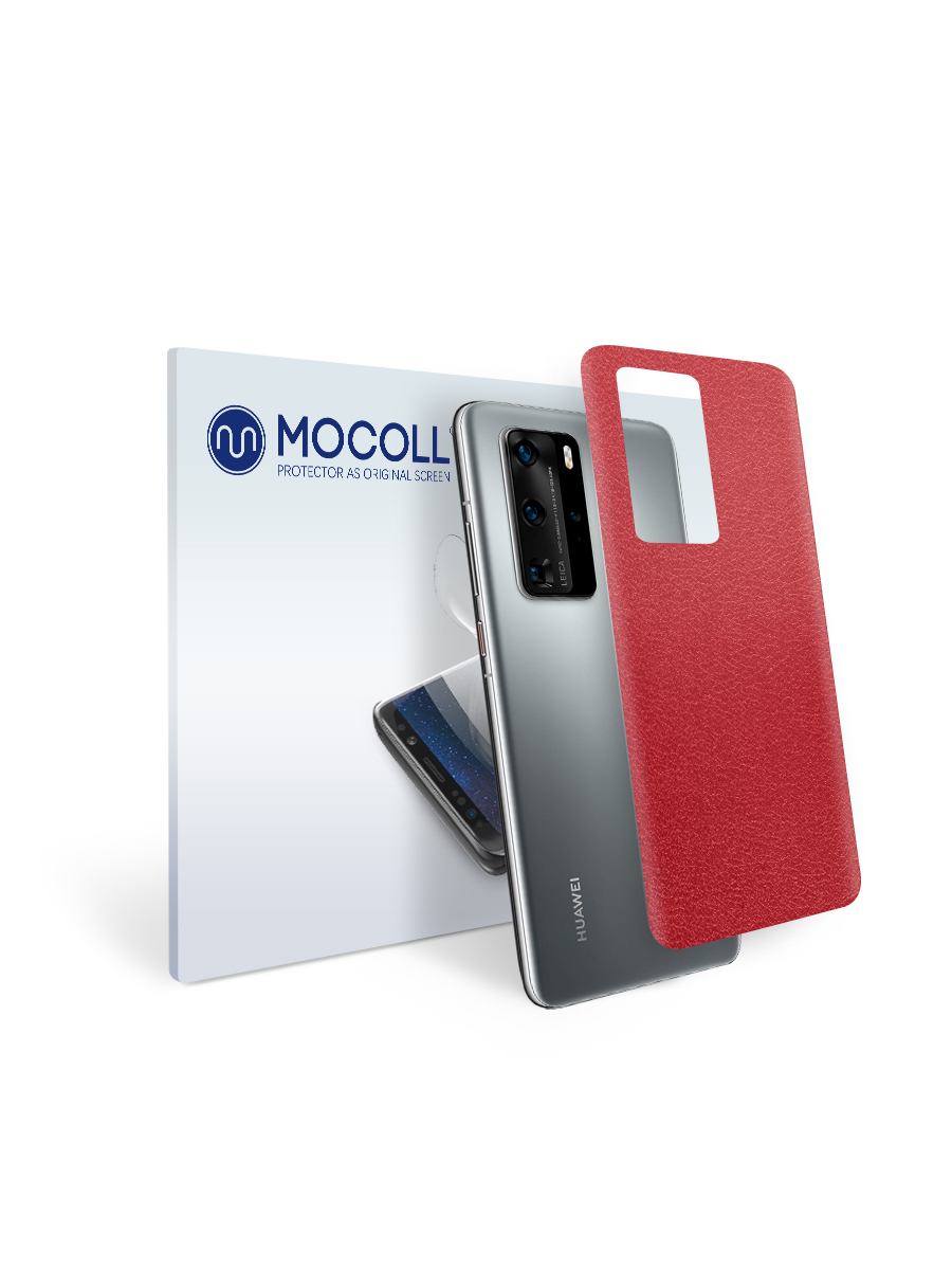 

Пленка защитная MOCOLL для задней панели HUAWEI P40 Кожа красная