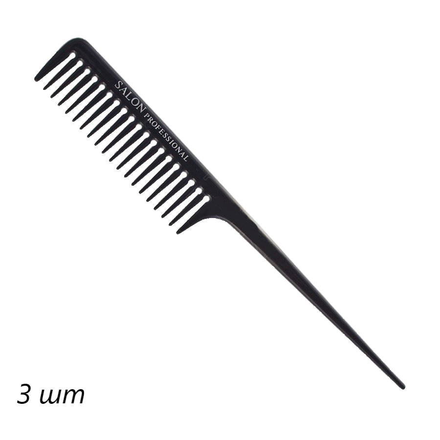 Salon Professional Расческа для волос 350-330, L 220 мм, (3шт.)