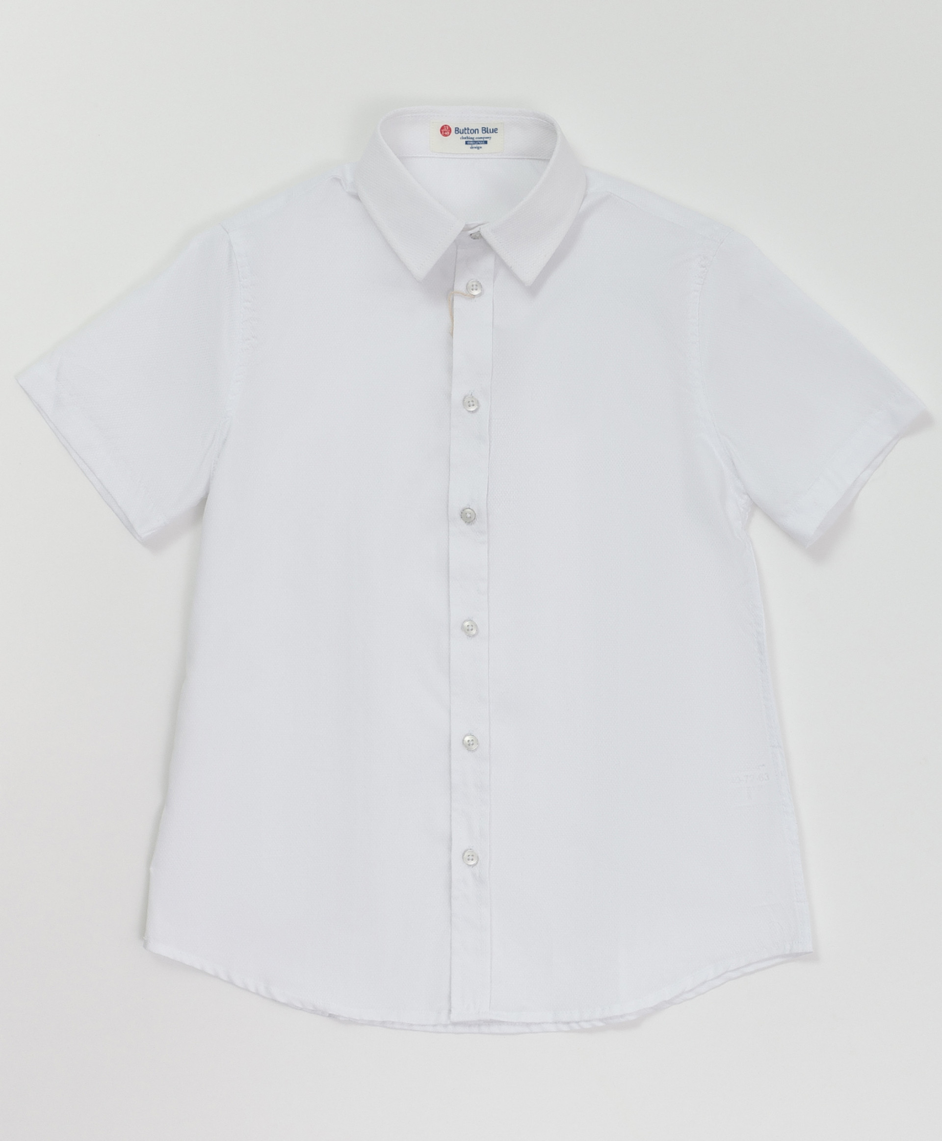 

Сорочка белая с коротким рукавом Button Blue 221BBBS23050205 р.170, 221BBBS23050205