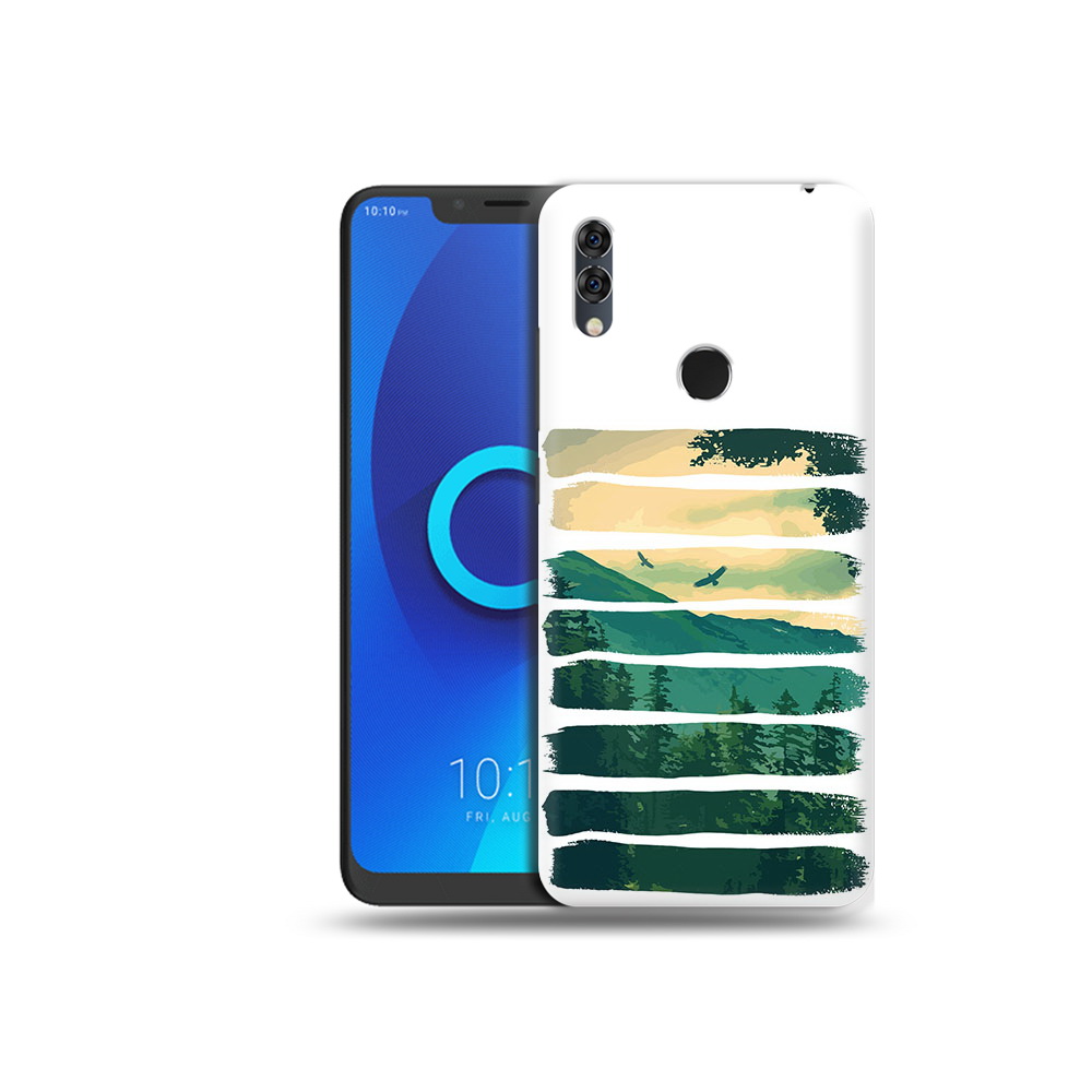 

Чехол MyPads Tocco для Alcatel 5V Лесная чаща, Прозрачный, Tocco