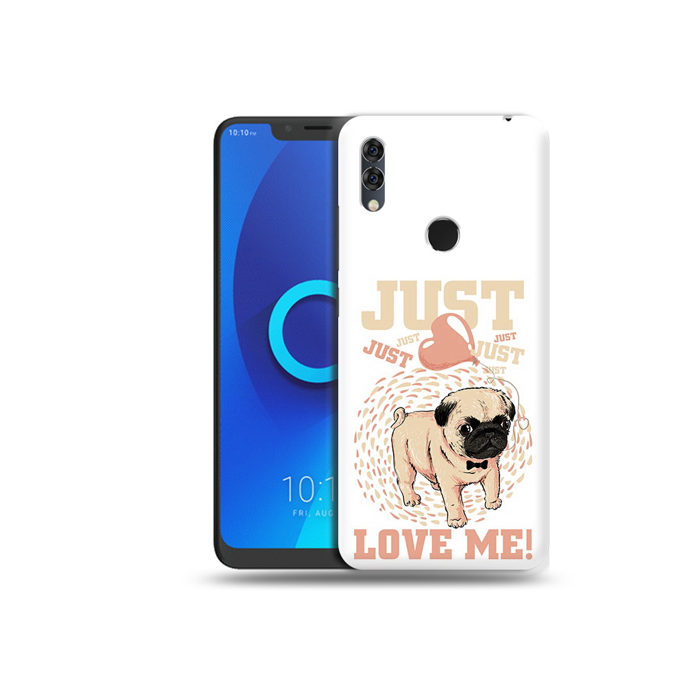 

Чехол MyPads Tocco для Alcatel 5V Люби меня, Прозрачный, Tocco