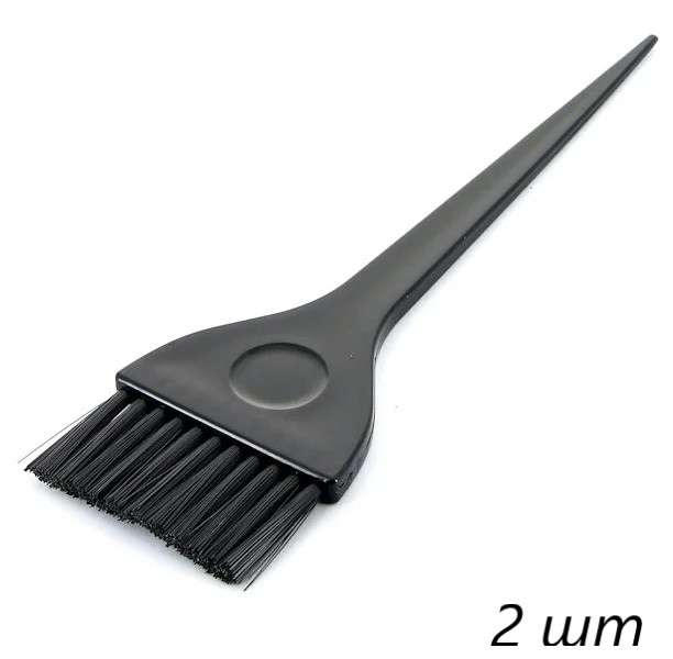 Кисть для окрашивания волос Dewal T-1158 черный 60 мм 2 шт зажим для волос dewal двойной ной пластик 125 см 3шт уп