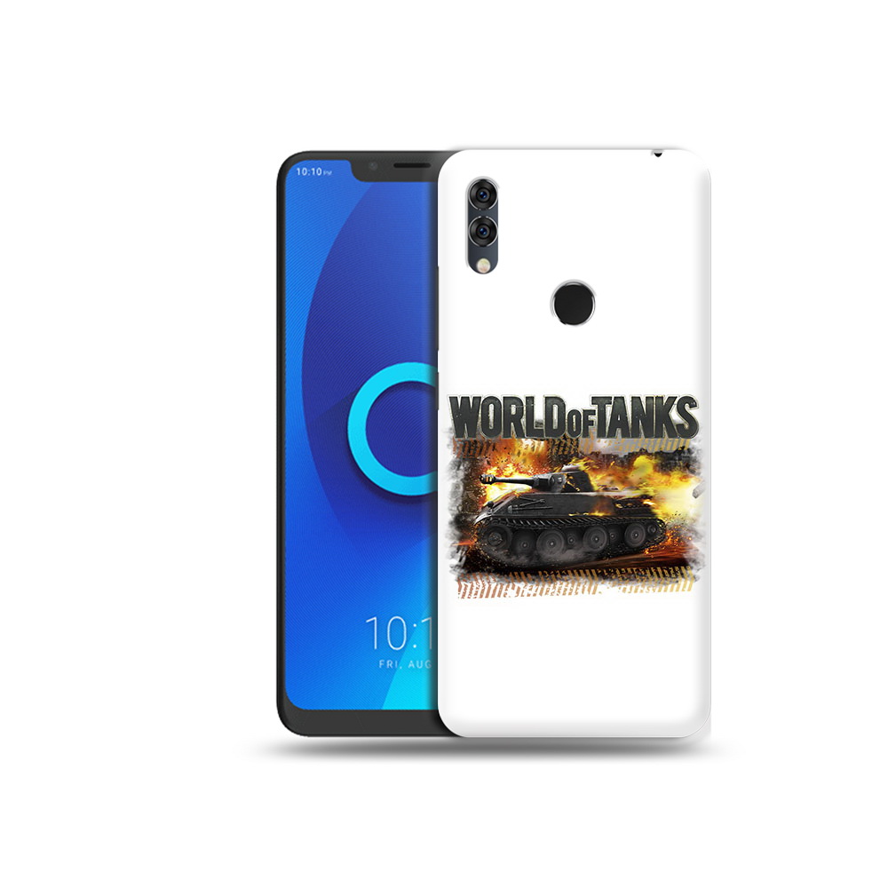

Чехол MyPads Tocco для Alcatel 5V Мир танков-2, Прозрачный, Tocco