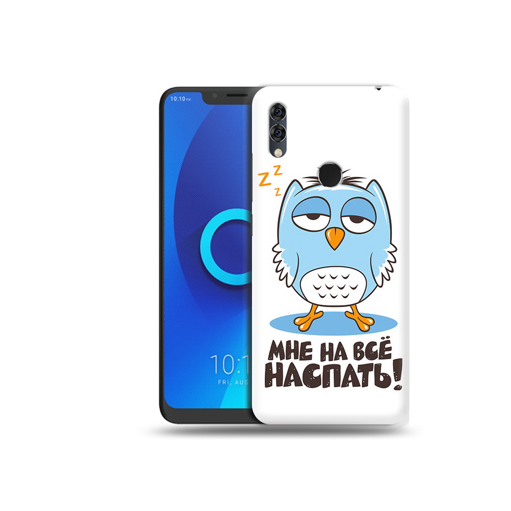 

Чехол MyPads Tocco для Alcatel 5V Мне на все наспать, Прозрачный, Tocco